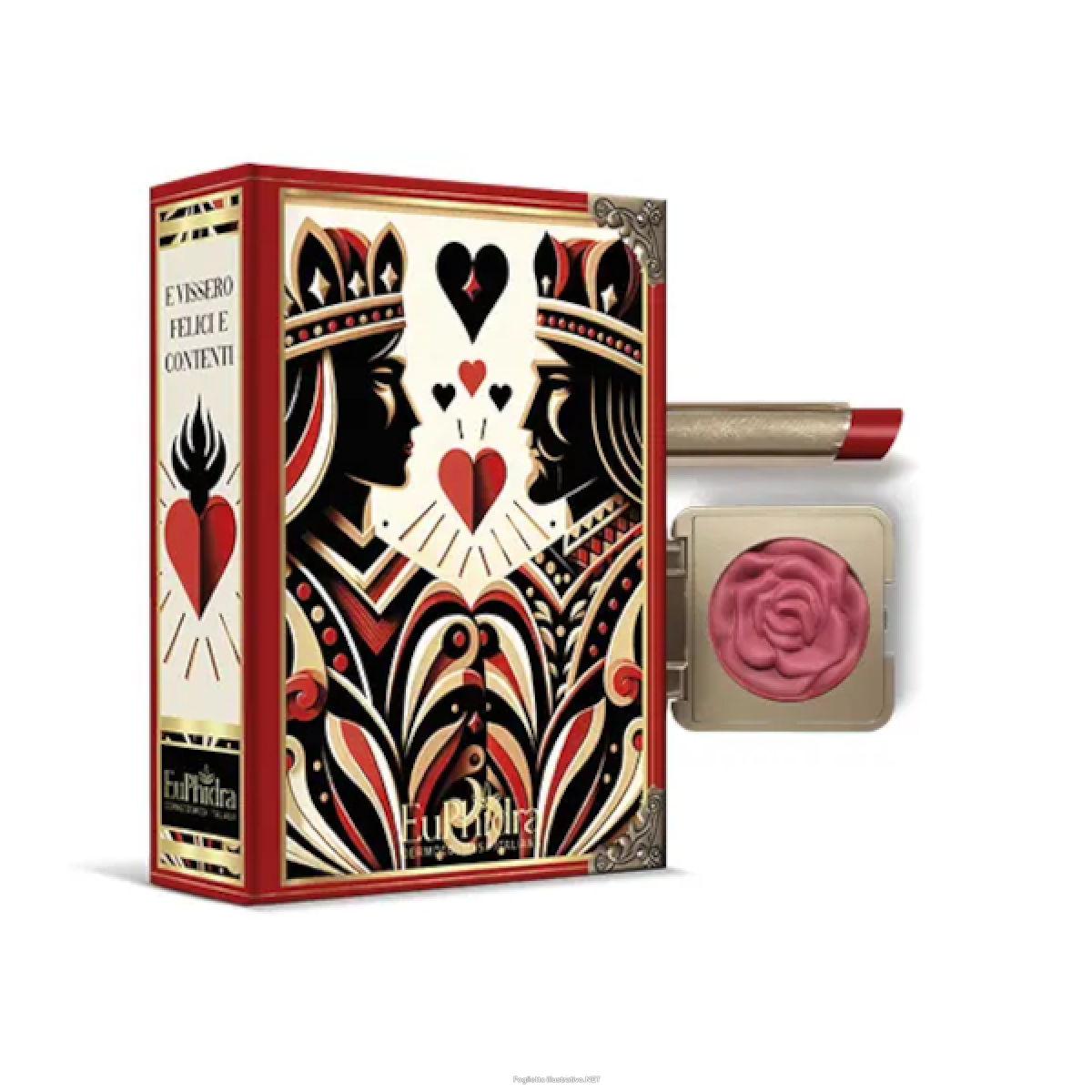 Acquista Online euphidra e vissero felici e contenti cofanetto lipstick + blush fortune 5 g e Cerca l'offerta più bassa