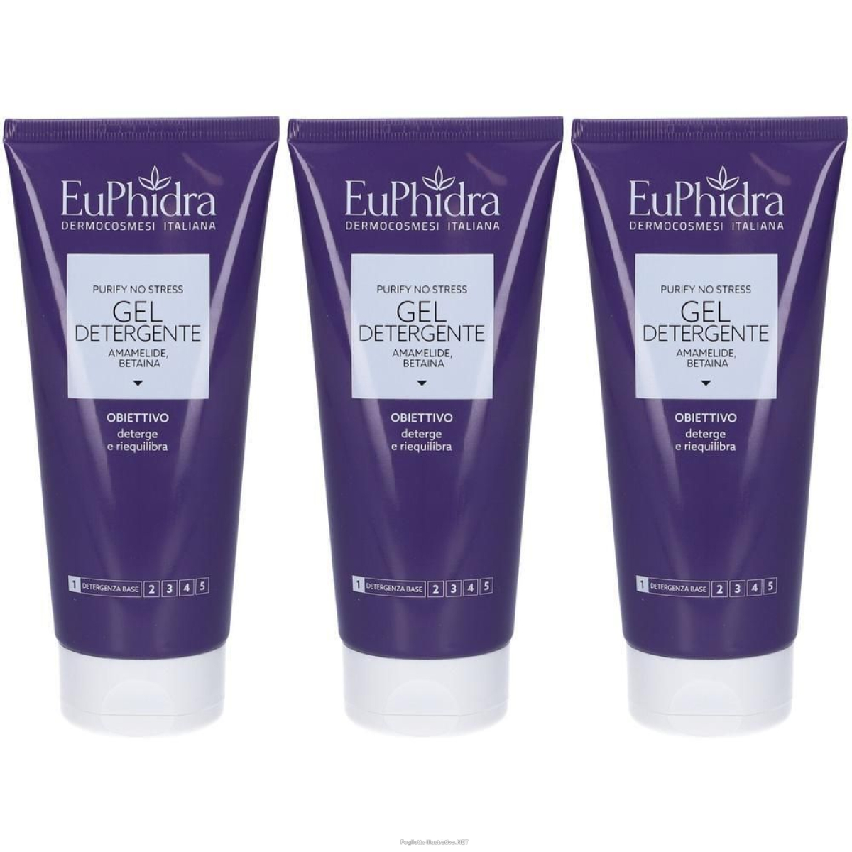 Acquista Online euphidra gel detergente purify no stress 3x200 ml e Cerca l'offerta più bassa