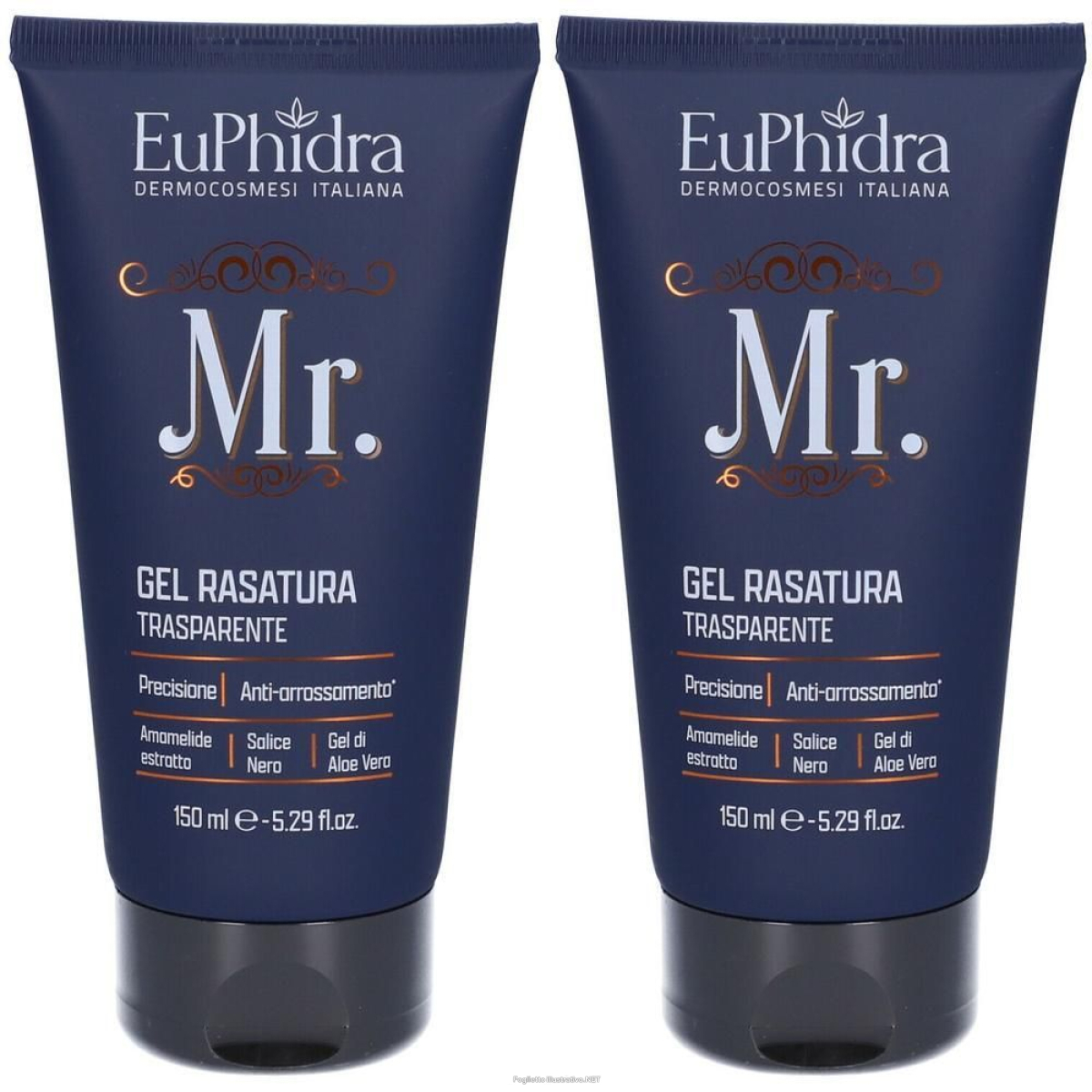 Acquista Online euphidra gel rasatura trasparente 2x150 ml e Cerca l'offerta più bassa