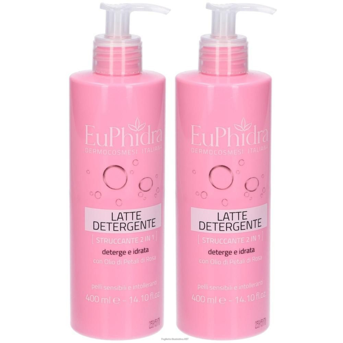 Acquista Online euphidra latte detergente struccante 2 in 1 2x400 ml e Cerca l'offerta più bassa