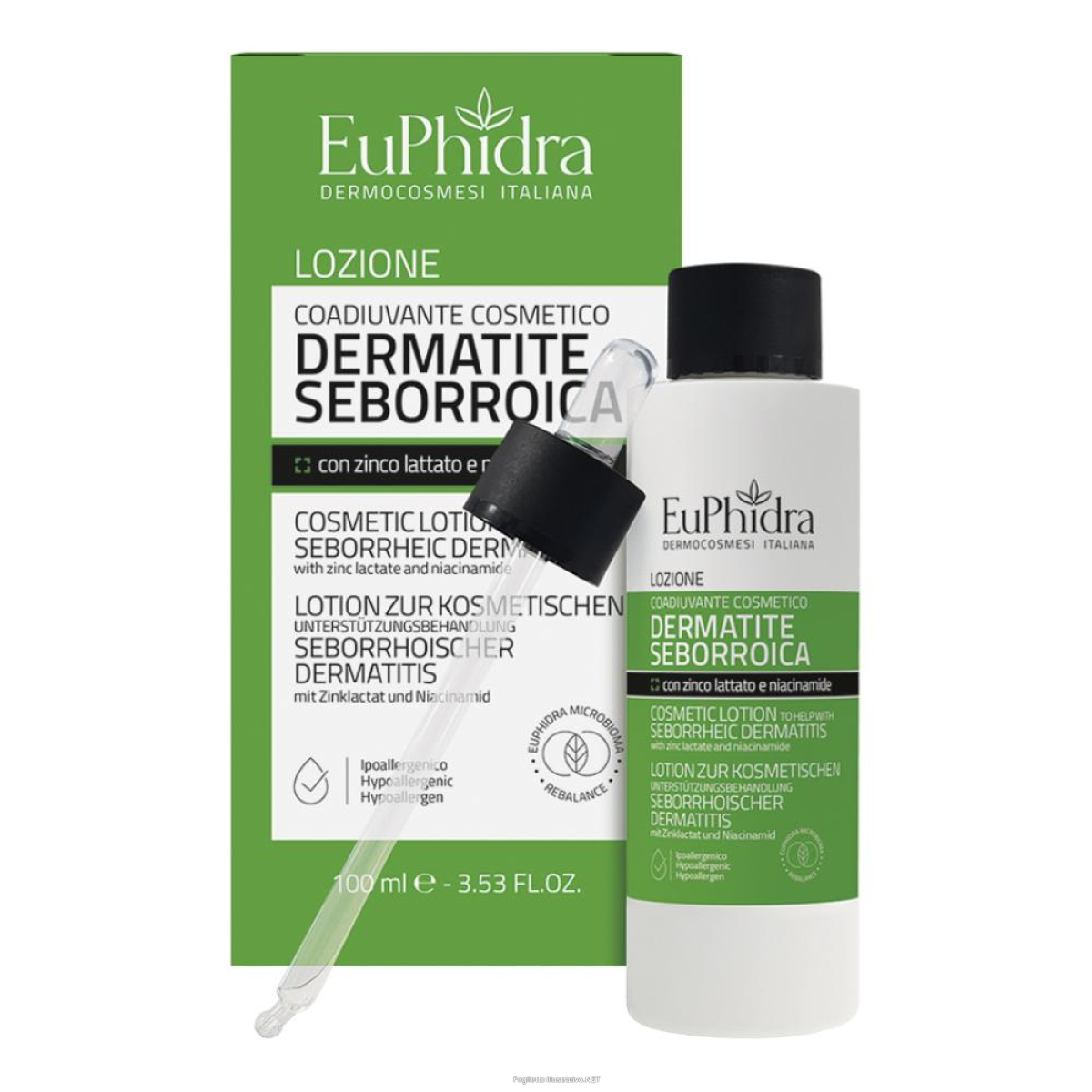 Acquista Online euphidra lozione dermatite seborroica - coadiuvante cosmetico per cuoio capelluto, viso e corpo - 100 ml e Cerca l'offerta più bassa