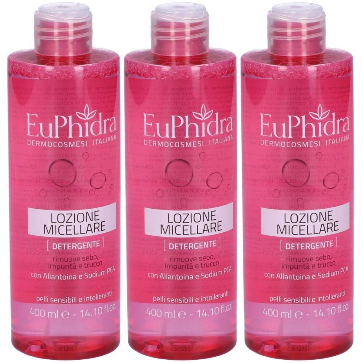 Acquista Online Euphidra lozione micellare 3x400 ml viso e Cerca l'offerta più bassa