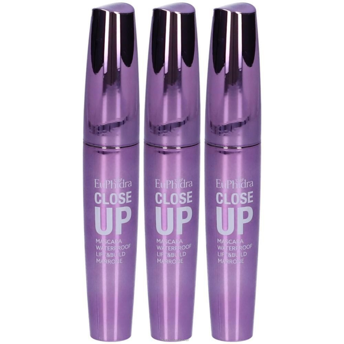 Acquista Online euphidra mascara close up volume waterproof marrone 3x12 ml e Cerca l'offerta più bassa