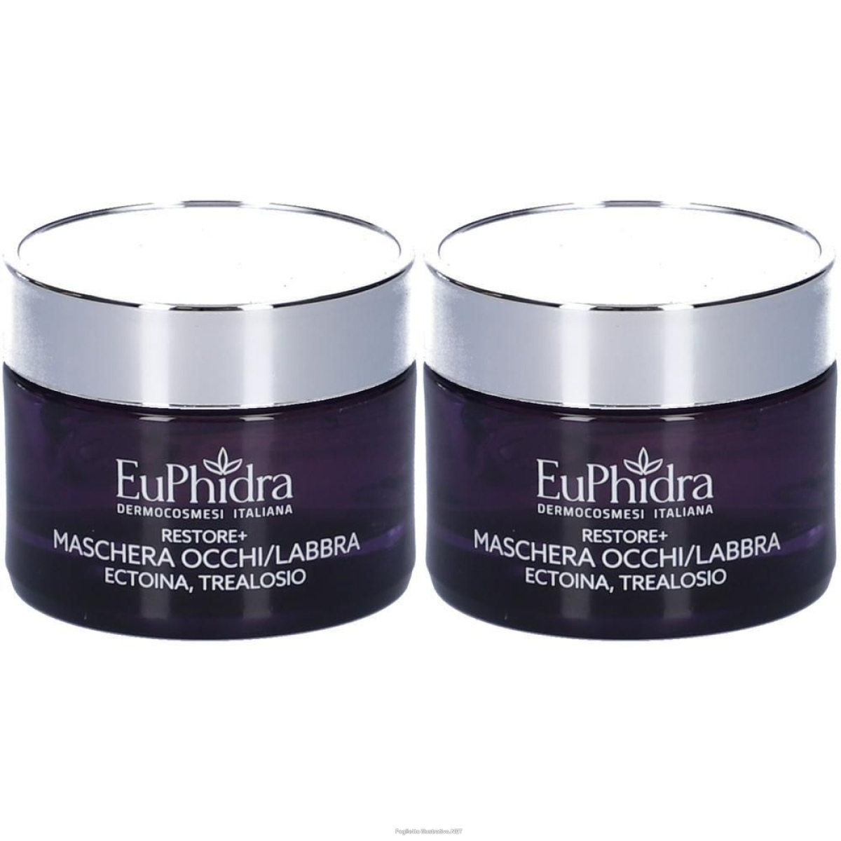 Acquista Online euphidra maschera occhi/labbra restore+ 2x30 ml e Cerca l'offerta più bassa