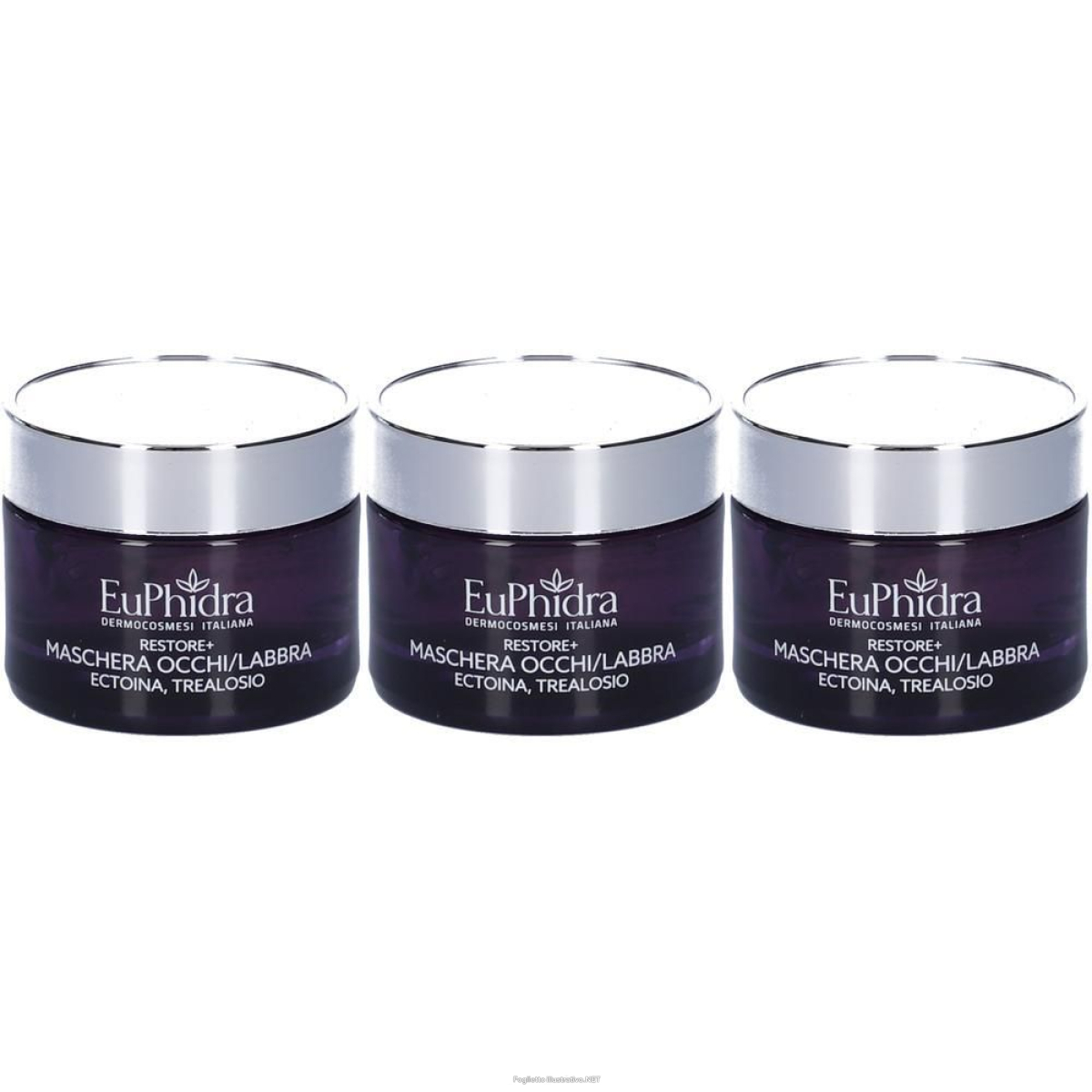 Acquista Online euphidra maschera occhi/labbra restore+ 3x30 ml e Cerca l'offerta più bassa