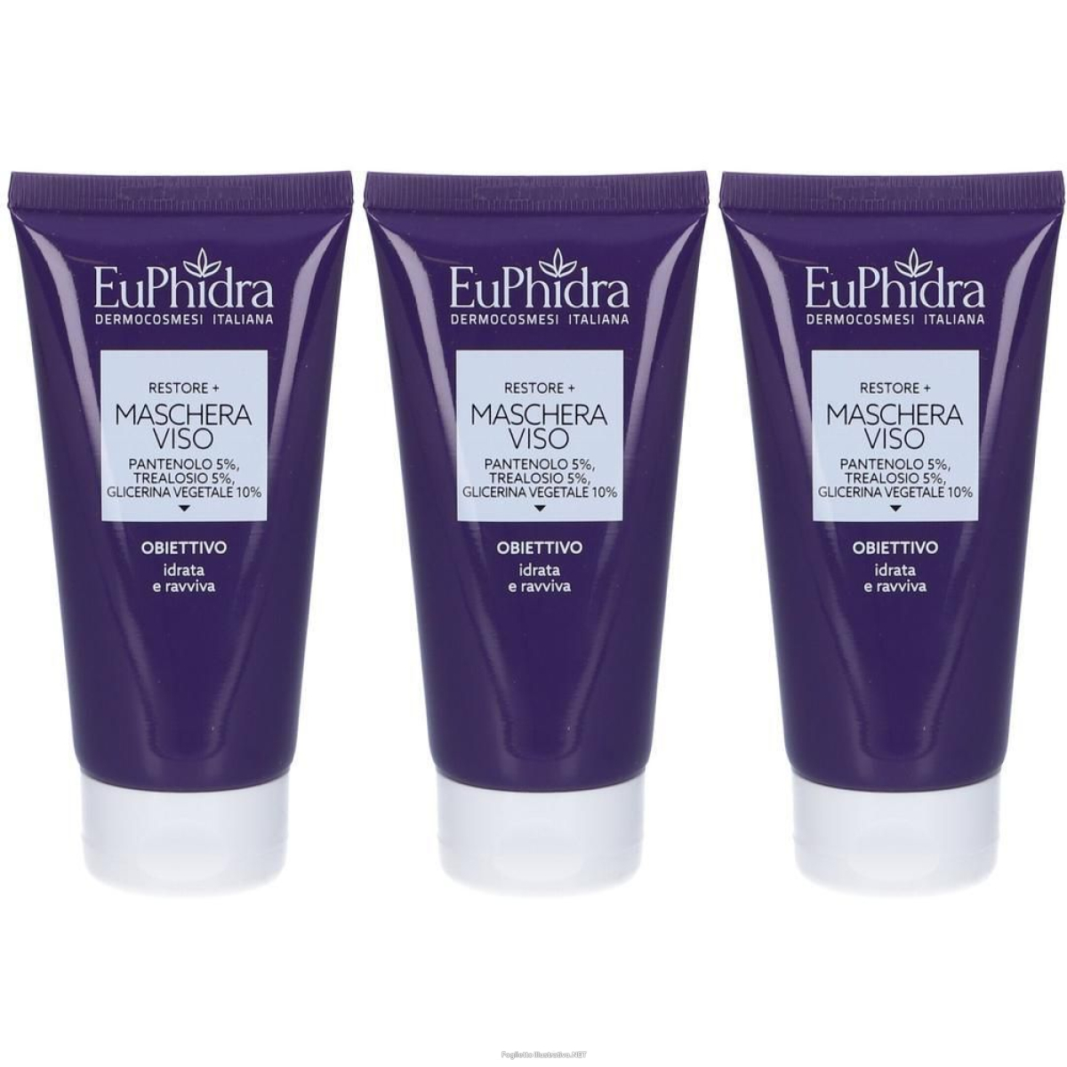 Acquista Online euphidra maschera restore+ 3x75 ml e Cerca l'offerta più bassa