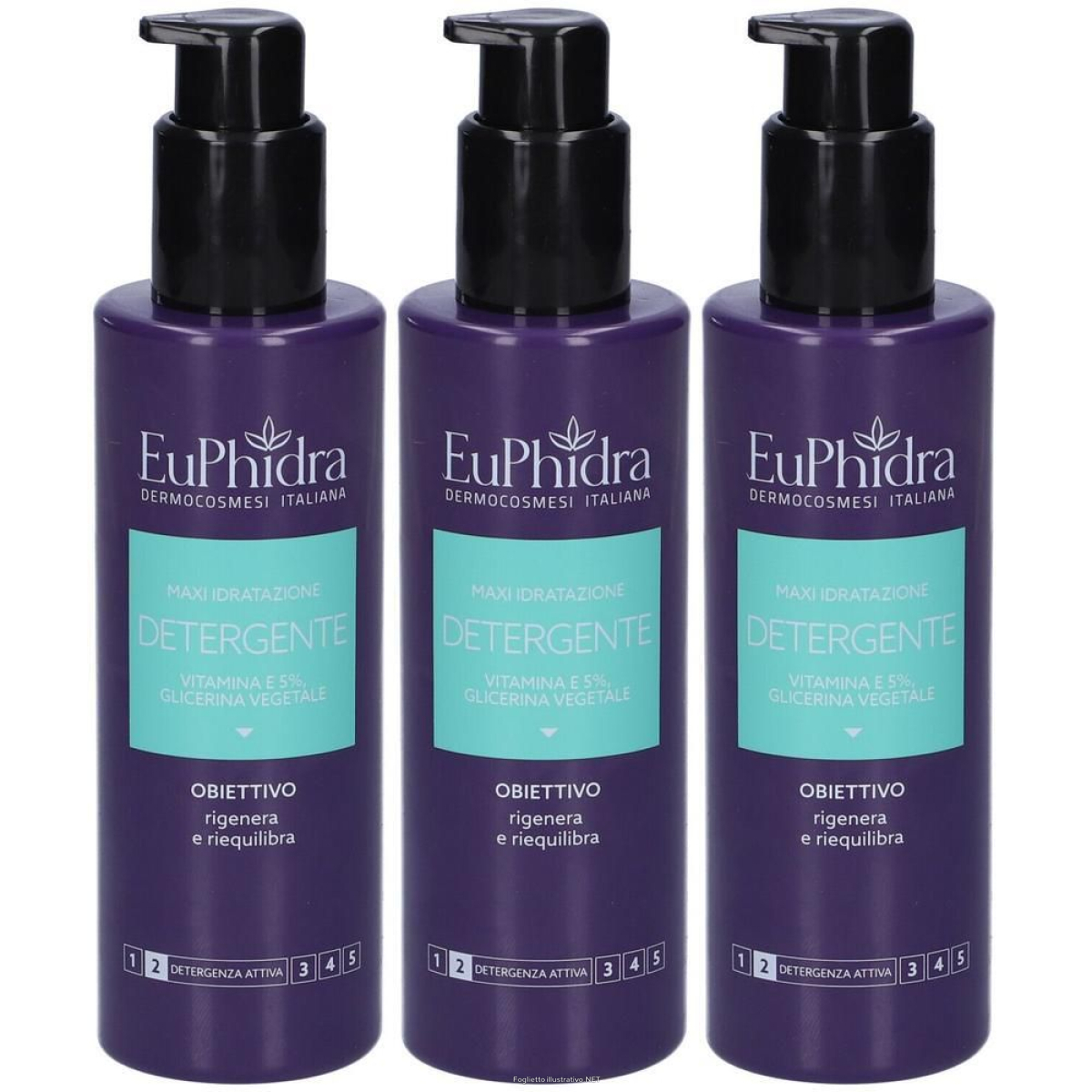 Acquista Online euphidra maxi idratazione detergente vitamina e 3x200 ml e Cerca l'offerta più bassa