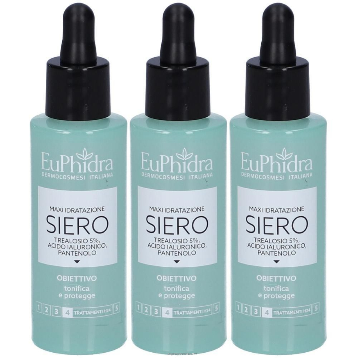 Acquista Online euphidra maxi idratazione siero trealosio 3x30 ml e Cerca l'offerta più bassa