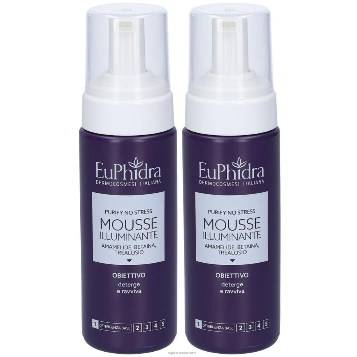 Acquista Online euphidra mousse illuminante purify no stress 2x175 ml e Cerca l'offerta più bassa