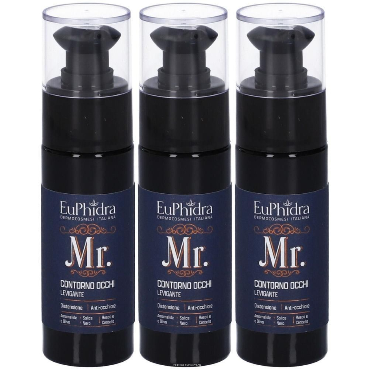 Acquista Online euphidra mr. contorno occhi levigante 3x30 ml crema e Cerca l'offerta più bassa