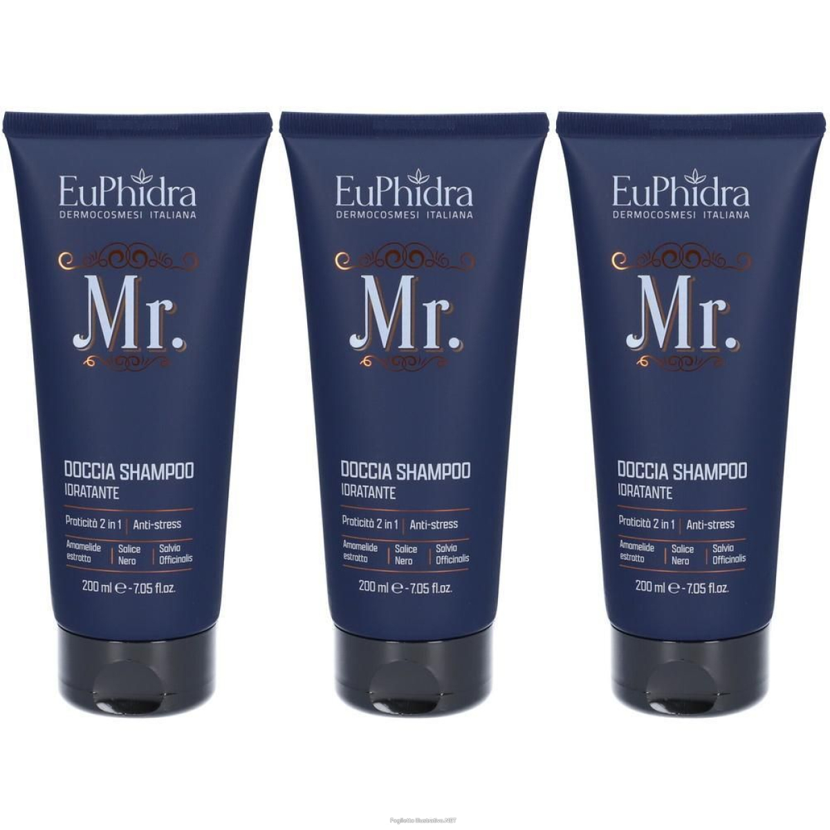 Acquista Online euphidra mr. doccia shampoo idratante 3x200 ml e Cerca l'offerta più bassa