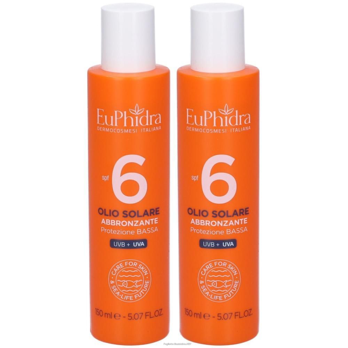 Acquista Online euphidra olio solare spf6 2x150 ml e Cerca l'offerta più bassa