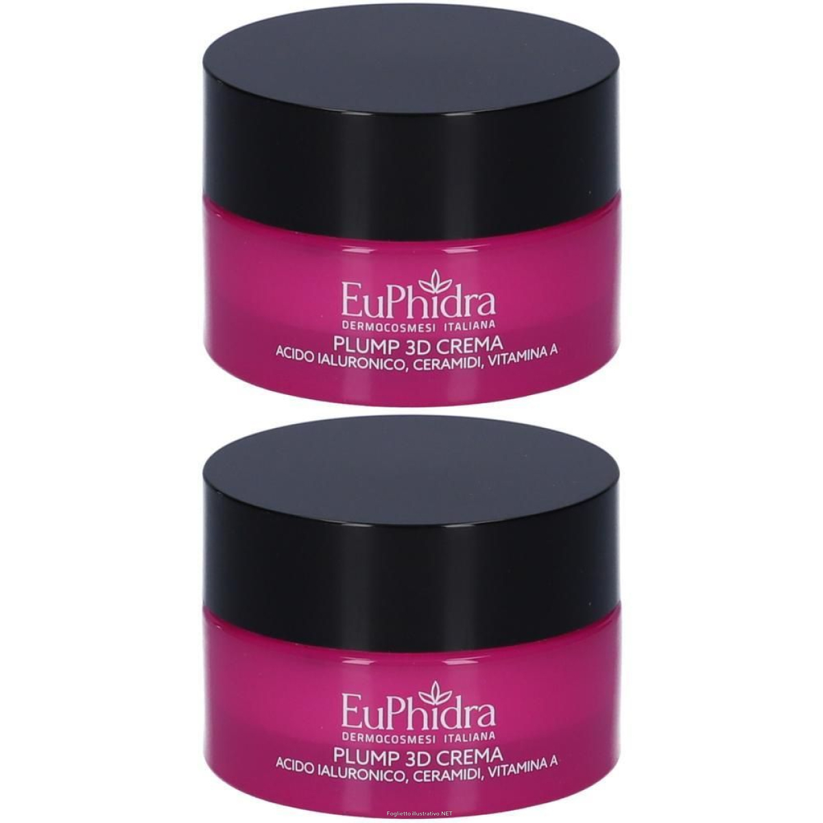 Acquista Online euphidra plump 3d crema ricca acido ialuronico 2x50 ml e Cerca l'offerta più bassa