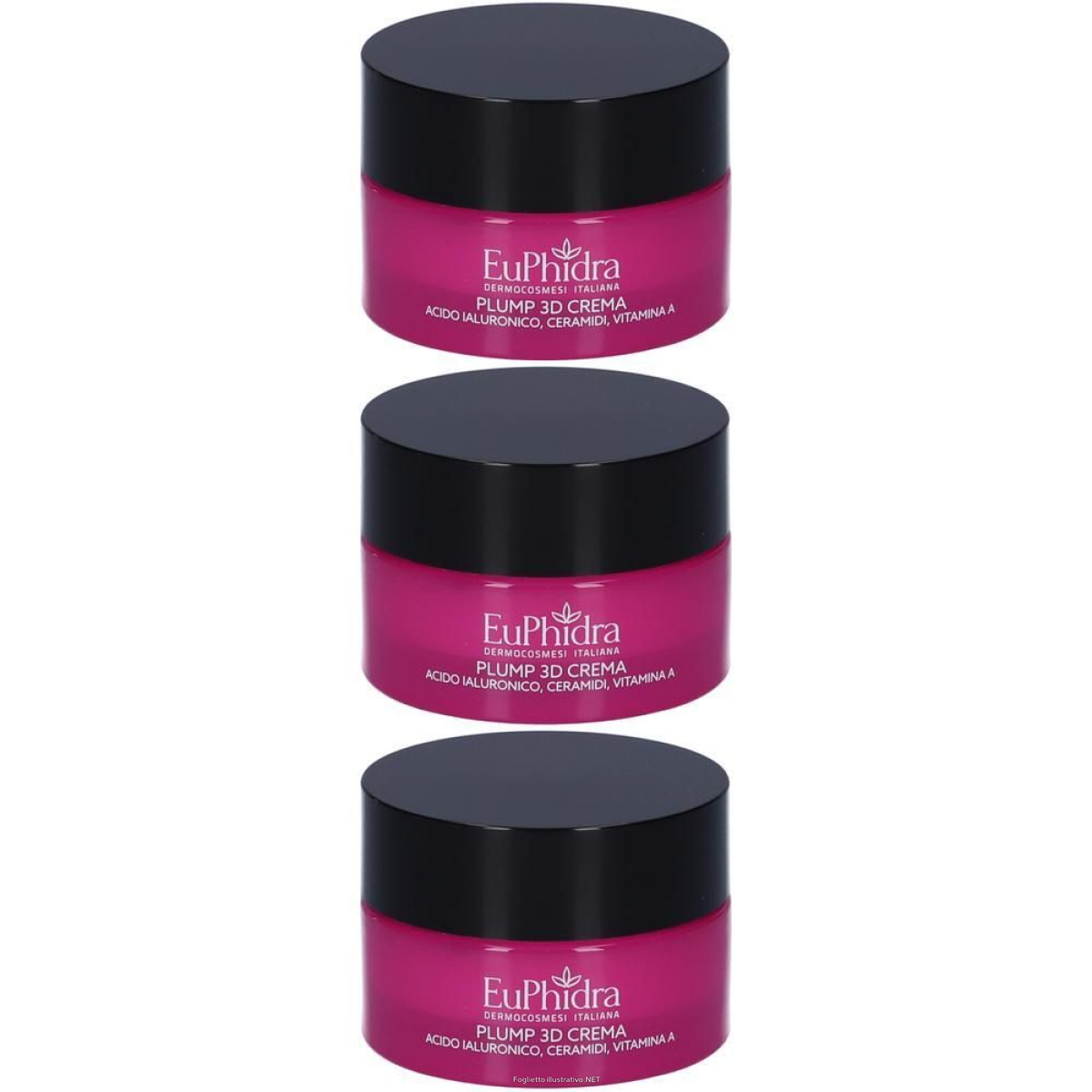 Acquista Online euphidra plump 3d crema ricca acido ialuronico 3x50 ml e Cerca l'offerta più bassa
