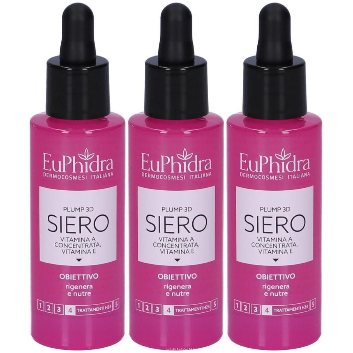 Acquista Online euphidra plump 3d siero vitamina a 30 ml 3x30 ml e Cerca l'offerta più bassa