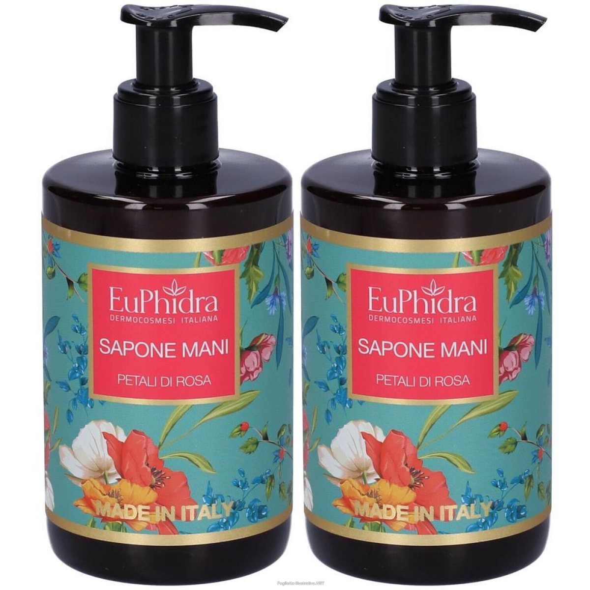 Acquista Online euphidra sapone mani petali di rosa 2x300 ml e Cerca l'offerta più bassa