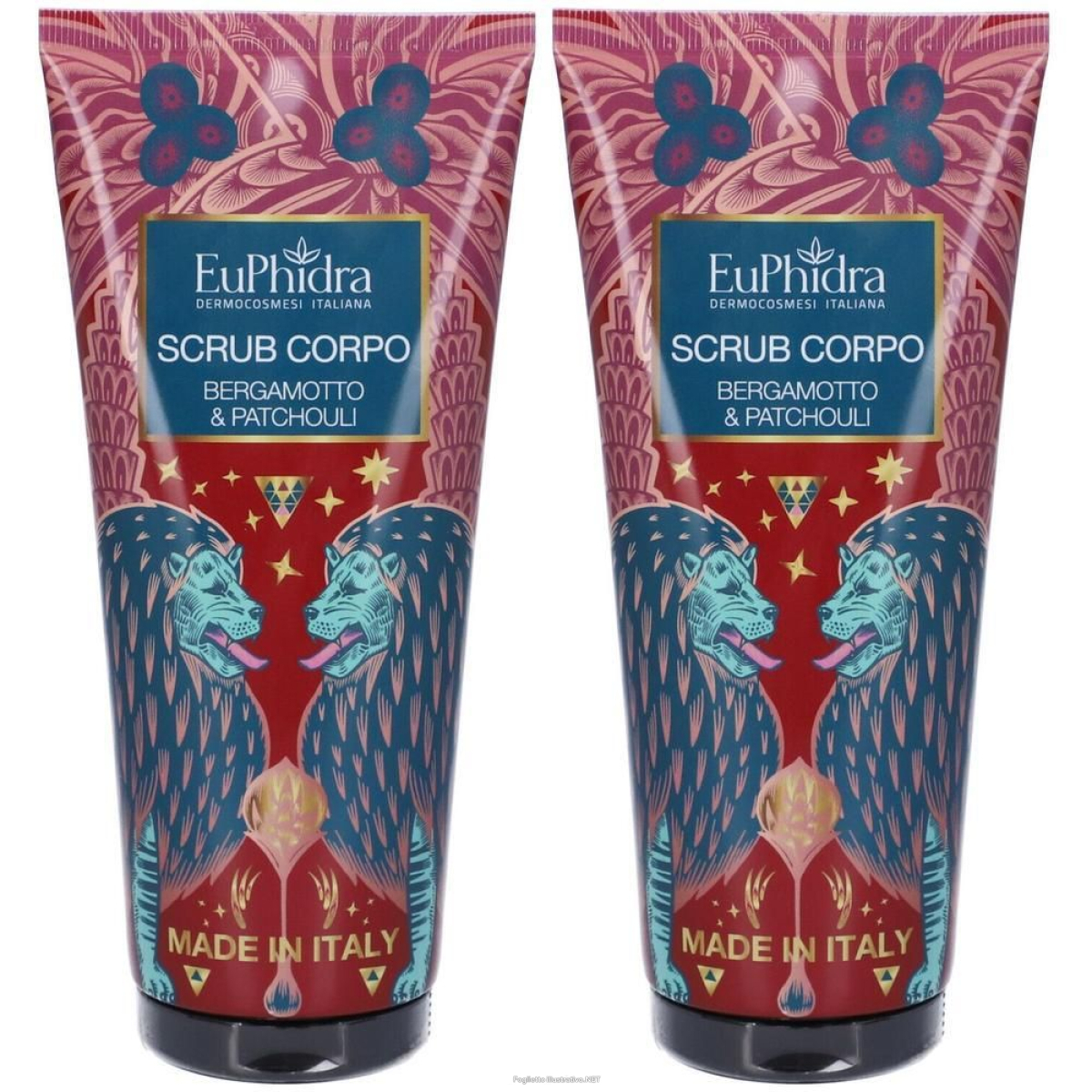 Acquista Online euphidra scrub corpo bergamotto & patchouli 2x200 ml e Cerca l'offerta più bassa