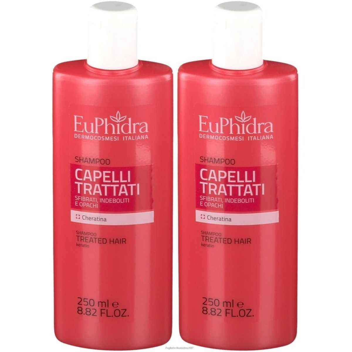 Acquista Online euphidra shampoo capelli trattati set da 2 2x250 ml e Cerca l'offerta più bassa