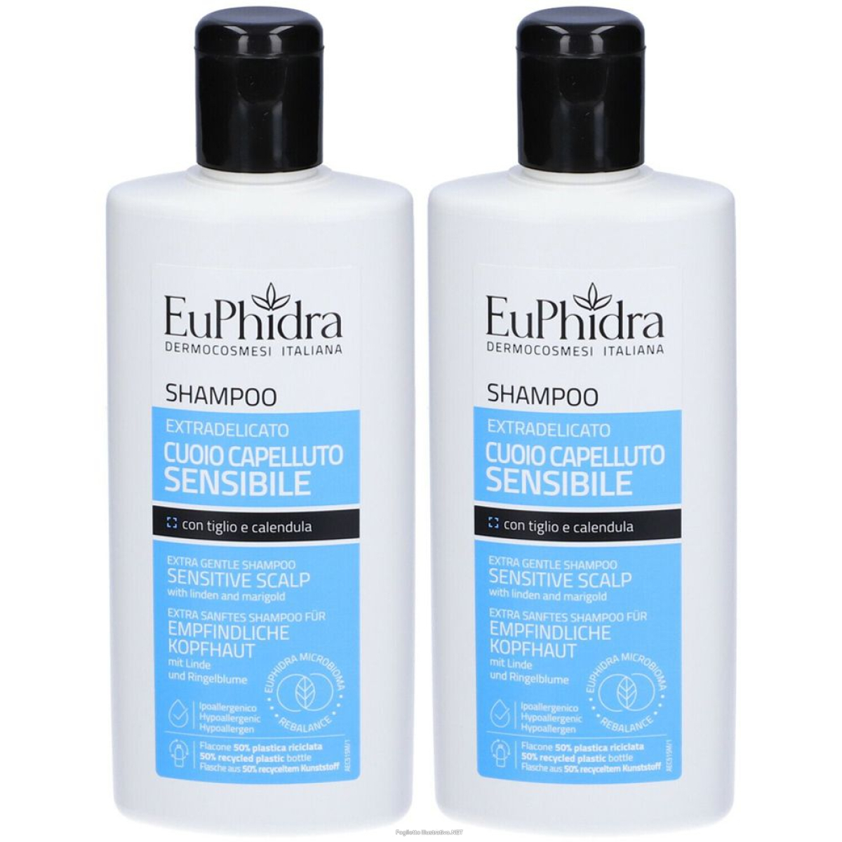 Acquista Online euphidra shampoo cuoio capelluto sensibile set da 2 2x200 ml e Cerca l'offerta più bassa