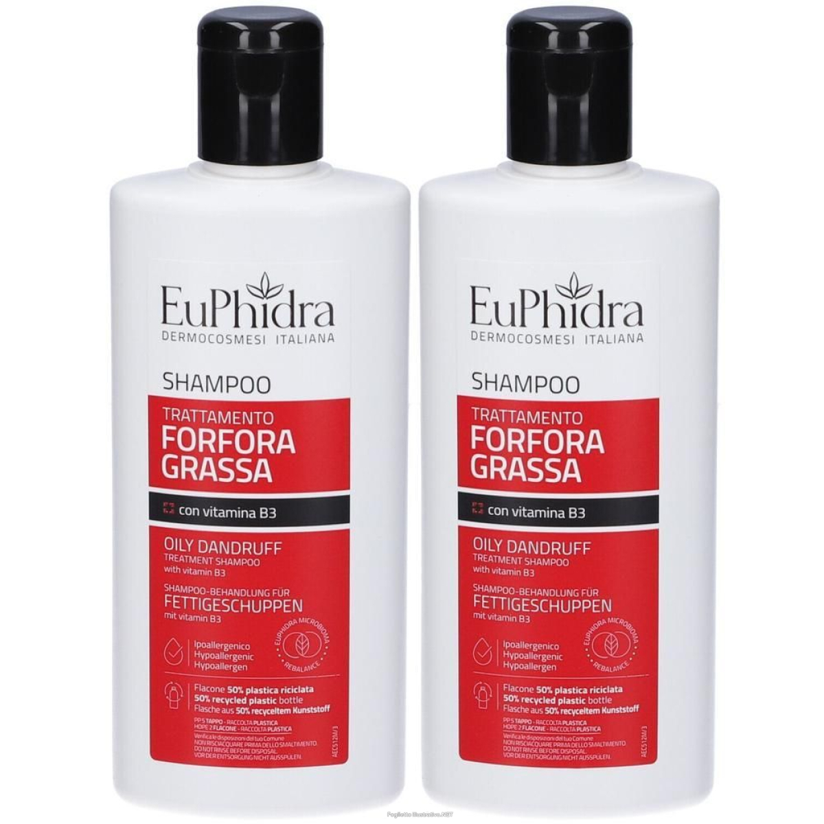 Acquista Online euphidra shampoo forfora grassa 2x200 ml e Cerca l'offerta più bassa