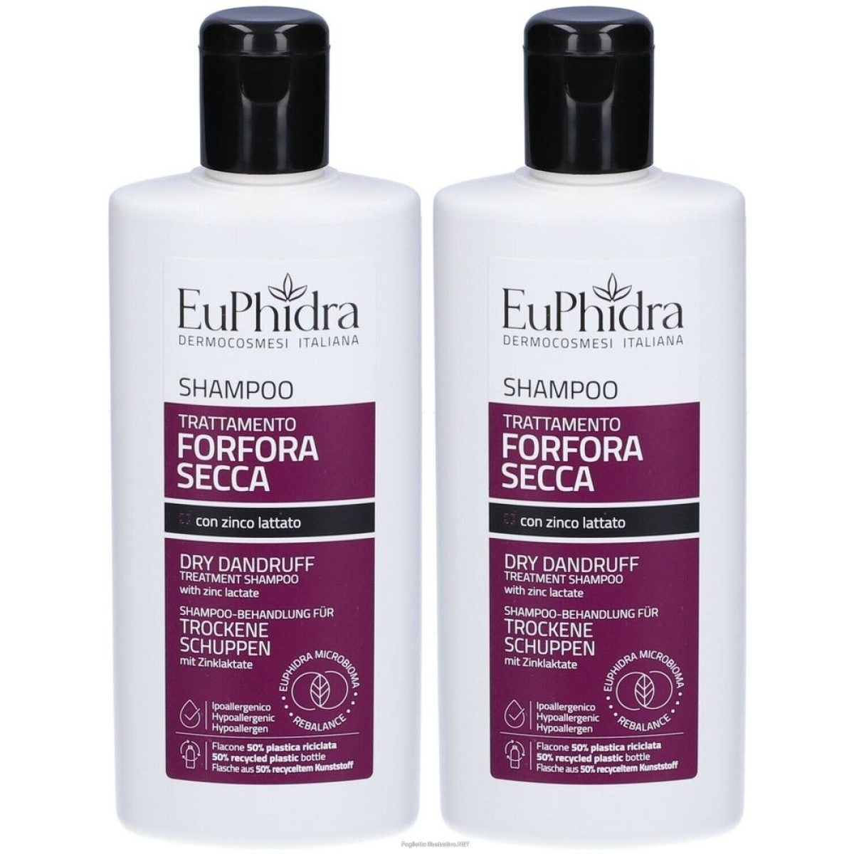 Acquista Online euphidra shampoo forfora secca set da 2 2x200 ml e Cerca l'offerta più bassa