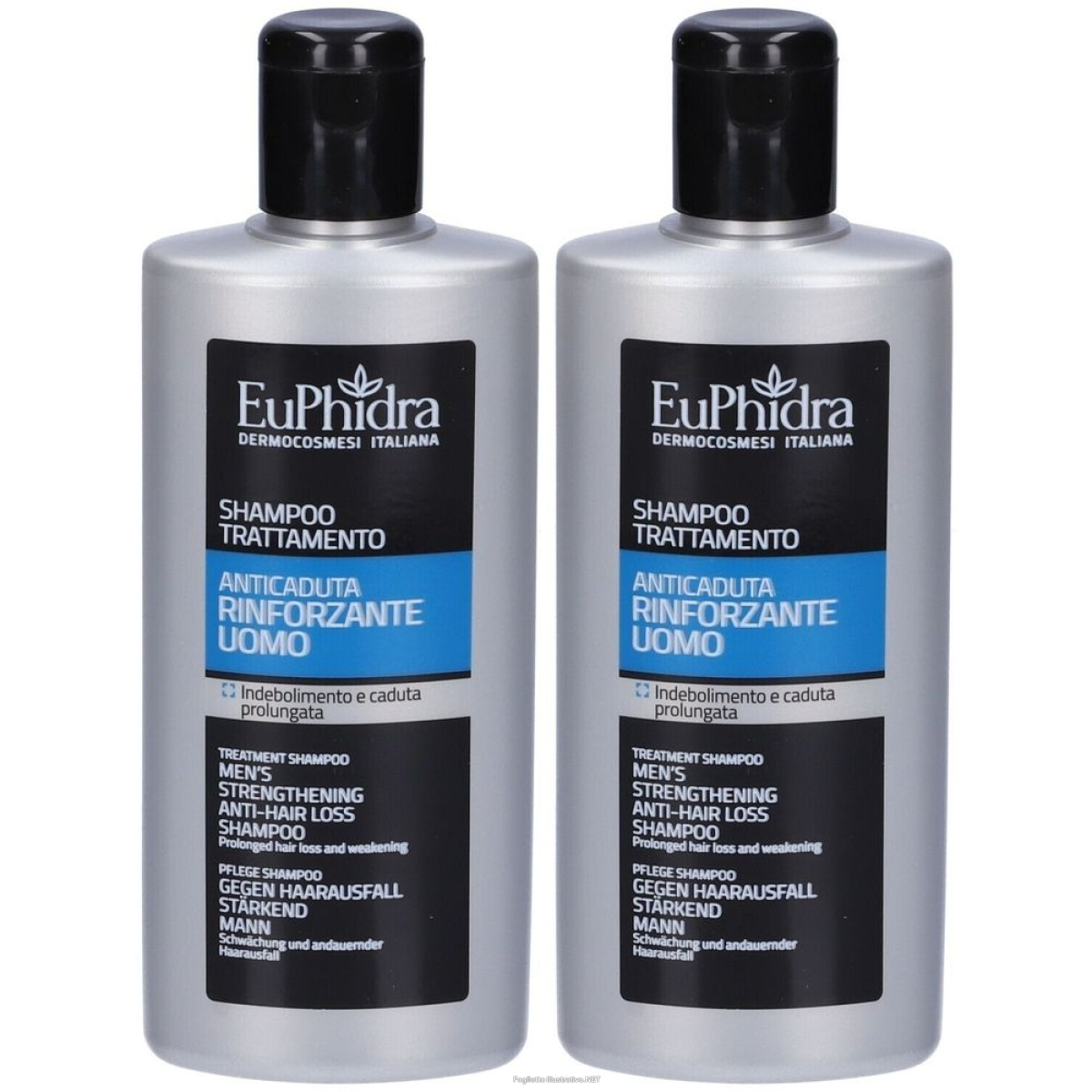 Acquista Online euphidra shampoo trattamento anticaduta rinforzante uomo set da 2 2x20 e Cerca l'offerta più bassa