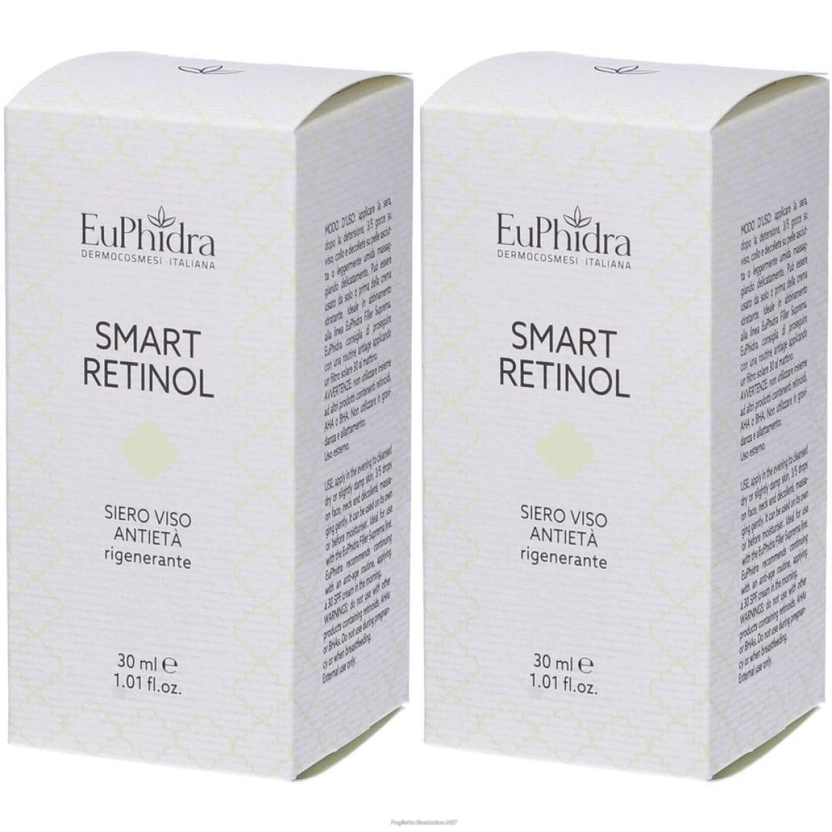 Acquista Online euphidra smart retinol siero viso antietà 2x30 ml e Cerca l'offerta più bassa