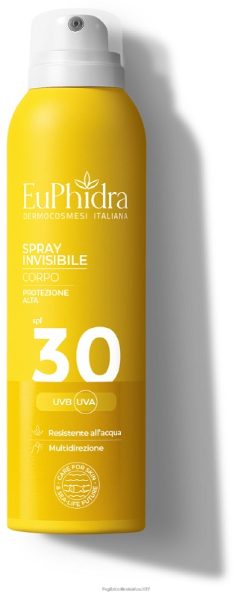Acquista Online euphidra spray solare invisibile 200 ml corpo spf 30 protezione alta resistente all'acqua e Cerca l'offerta più bassa