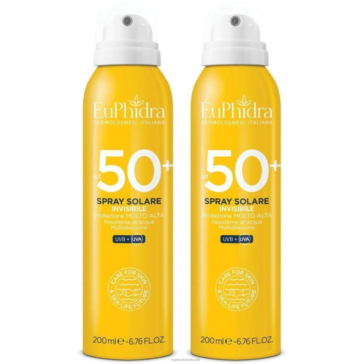 Acquista Online euphidra spray solare spf 50+ 2x200 ml e Cerca l'offerta più bassa