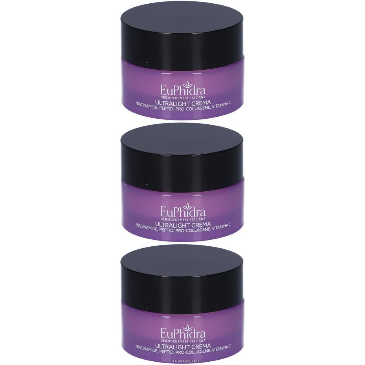 Acquista Online euphidra ultralight crema ricca niacinamide 3x50 ml e Cerca l'offerta più bassa