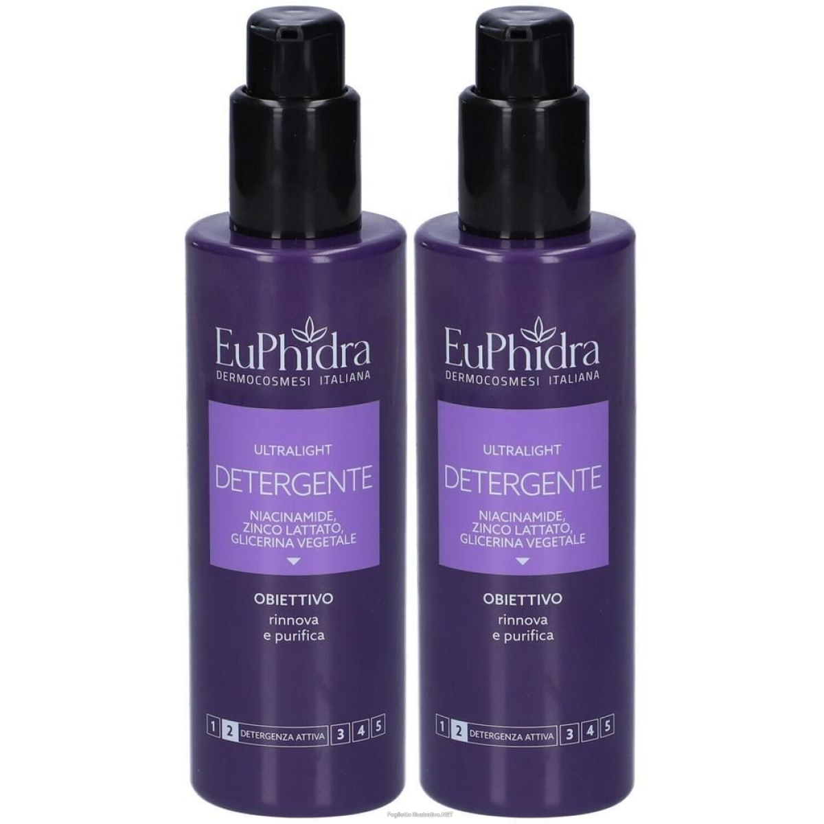 Acquista Online euphidra ultralight detergente niacinamide 200 ml 2x200 ml e Cerca l'offerta più bassa