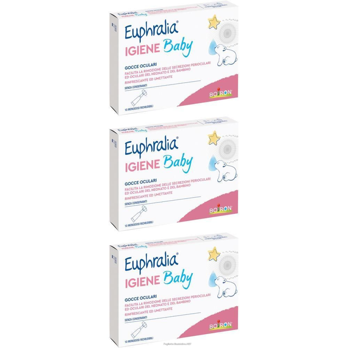 Acquista Online euphralia igiene baby gocce oculari monodose 3x10x0,5 ml oftalmi e Cerca l'offerta più bassa