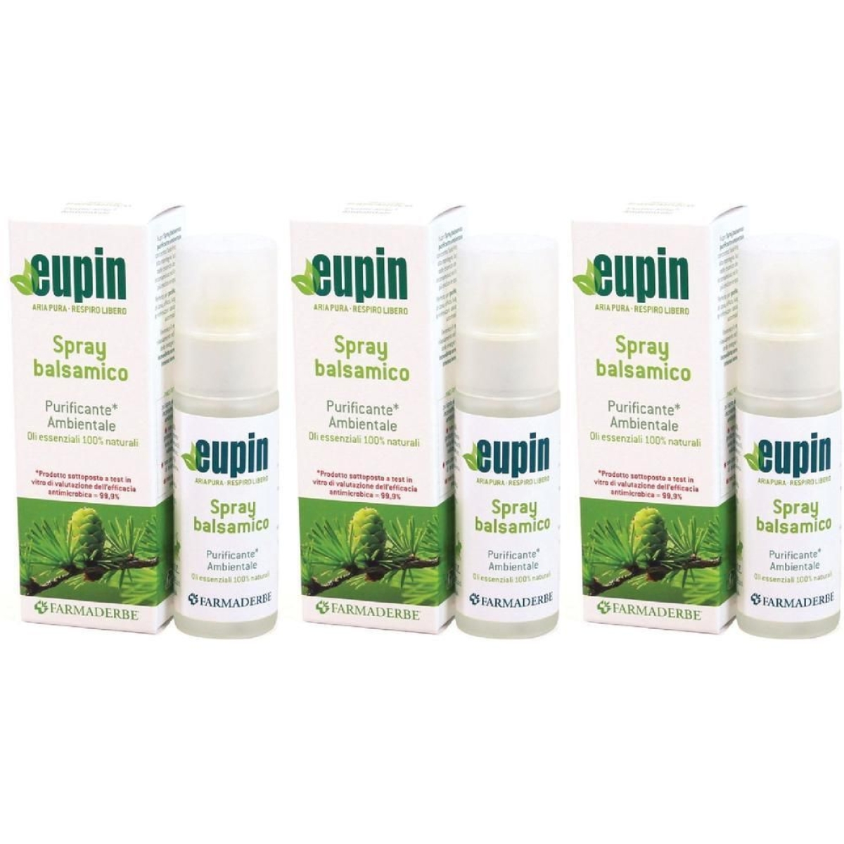 Acquista Online Eupin spray balsamico purificante ambientale 30ml 3x30 ml e Cerca l'offerta più bassa