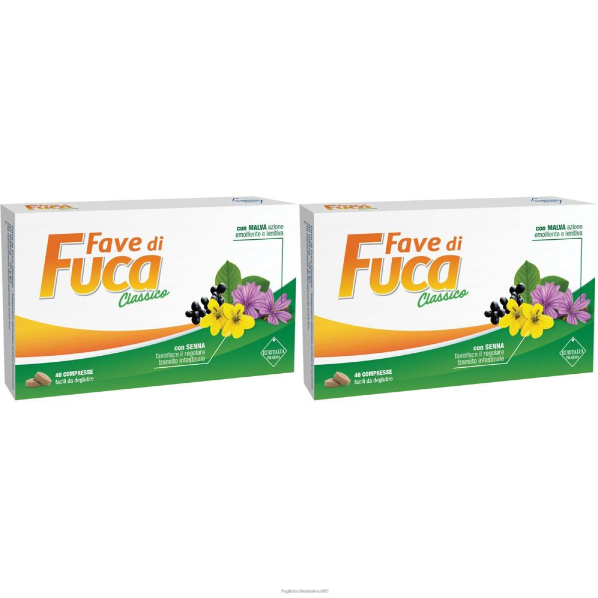 Acquista Online euritalia pharma fave di fuca set da 2 2x20 g compresse e Cerca l'offerta più bassa