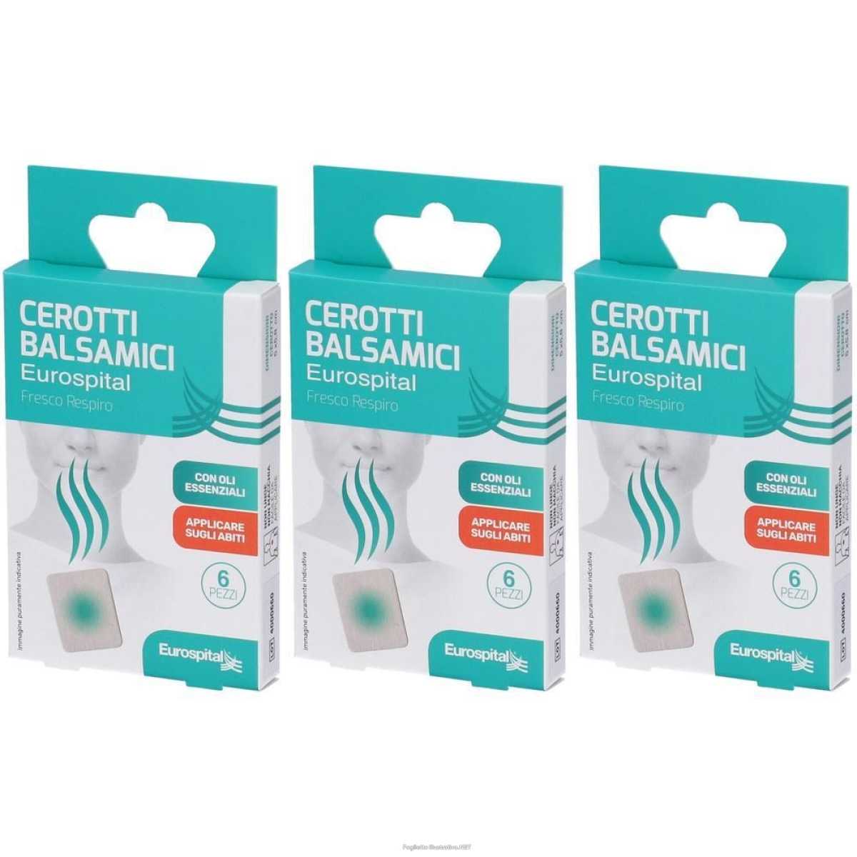 Acquista Online eurospital cerotti balsamici fresco respiro 6 st e Cerca l'offerta più bassa