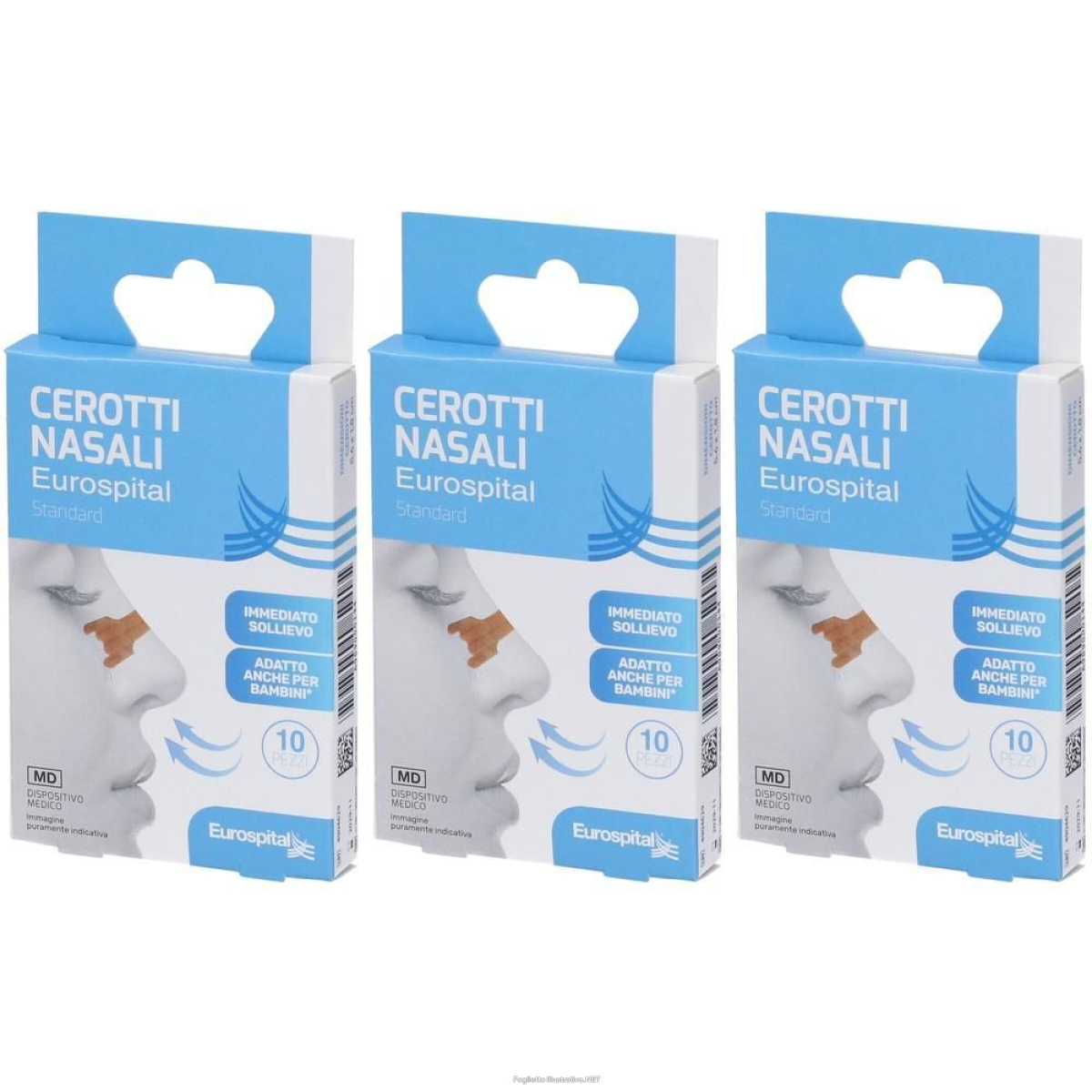 Acquista Online eurospital cerotti nasali standard 3x10 pz cerotto e Cerca l'offerta più bassa
