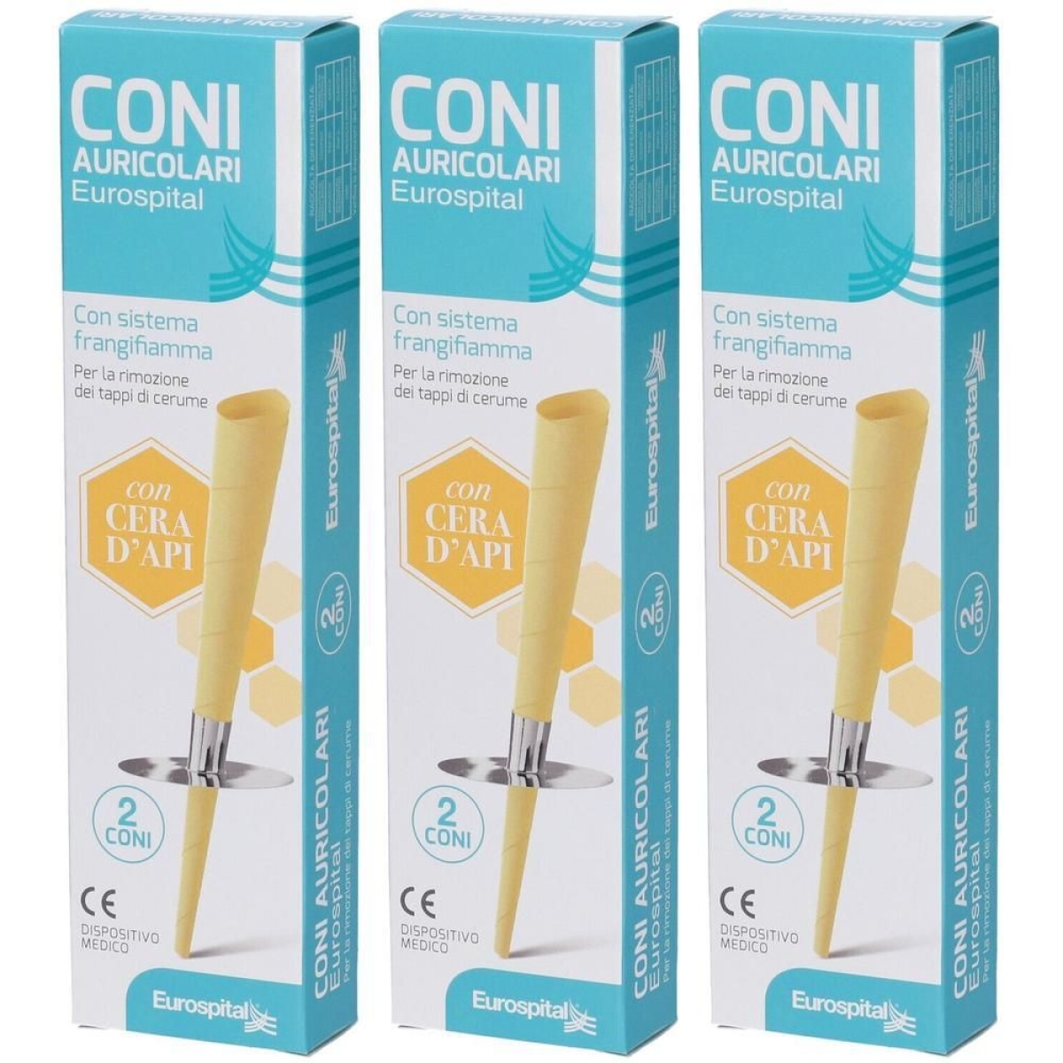 Acquista Online Eurospital cono auricolare 3x2 st e Cerca l'offerta più bassa