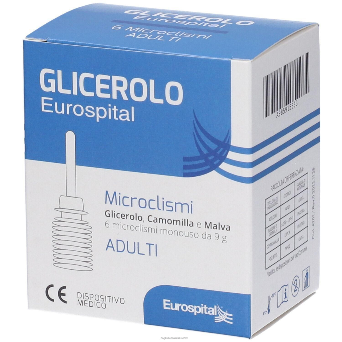 Acquista Online eurospital glicerolo microclismi 5x6x9 g clistere e Cerca l'offerta più bassa