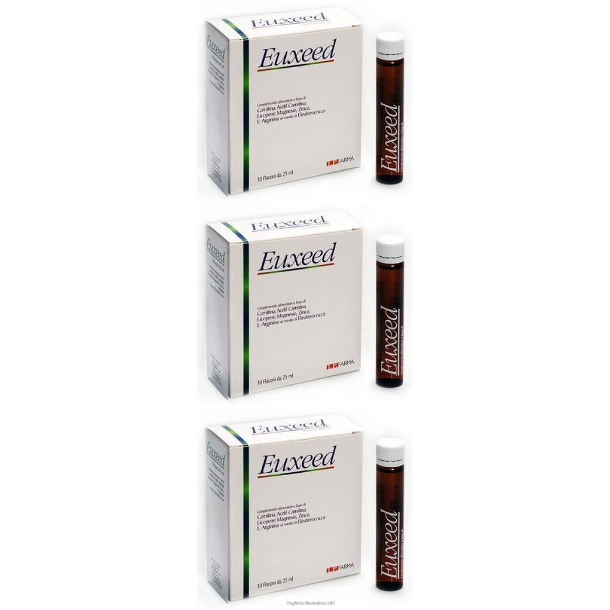 Acquista Online euxeed 10 flaconcini 25 ml 3x250 ml soluzione orale e Cerca l'offerta più bassa