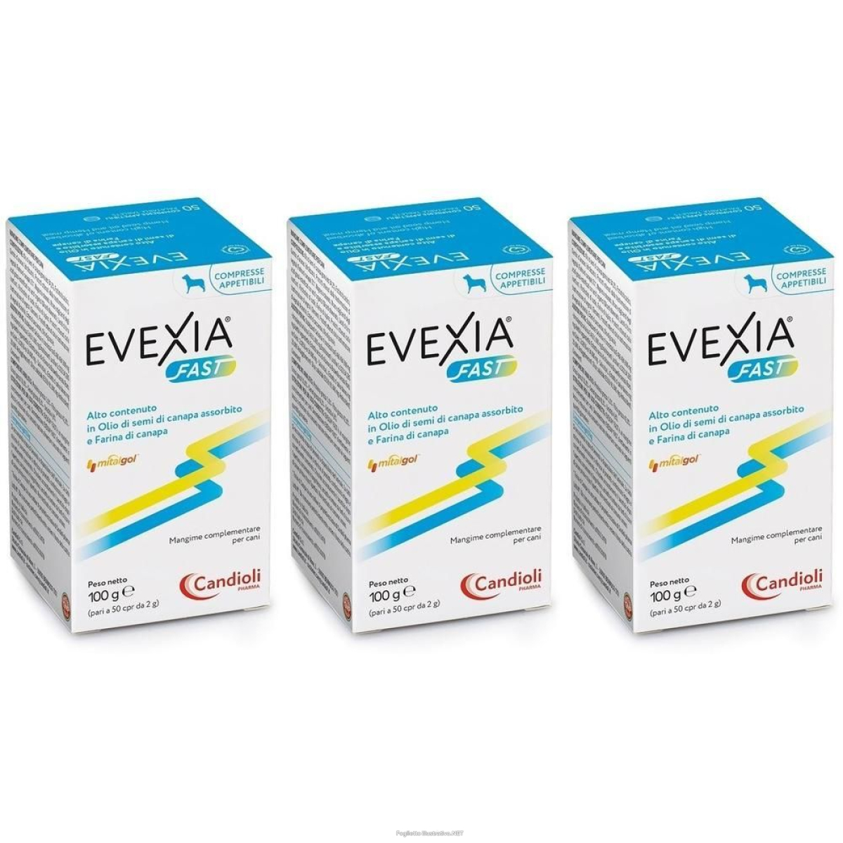 Acquista Online evexia fast compresse 3x100 g e Cerca l'offerta più bassa