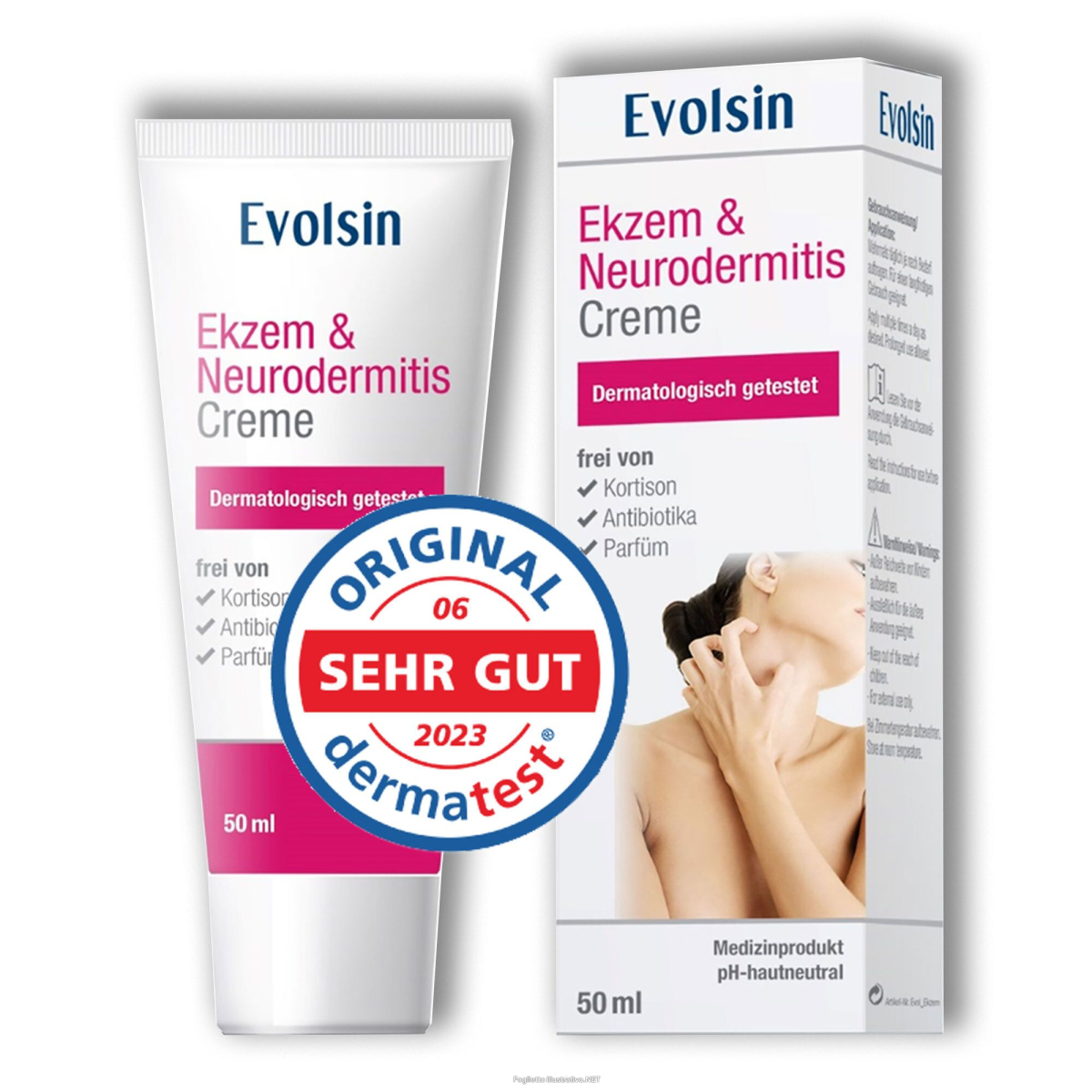 Acquista Online evolsin® crema per eczema e neurodermite i senza cortisone 50 ml e Cerca l'offerta più bassa