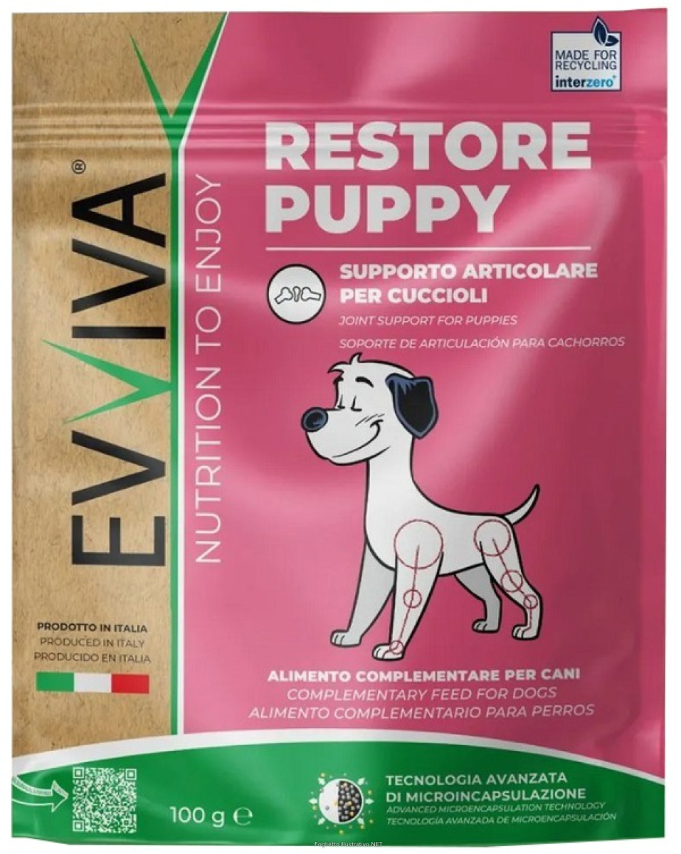 Acquista Online evviva restore puppy 100g e Cerca l'offerta più bassa