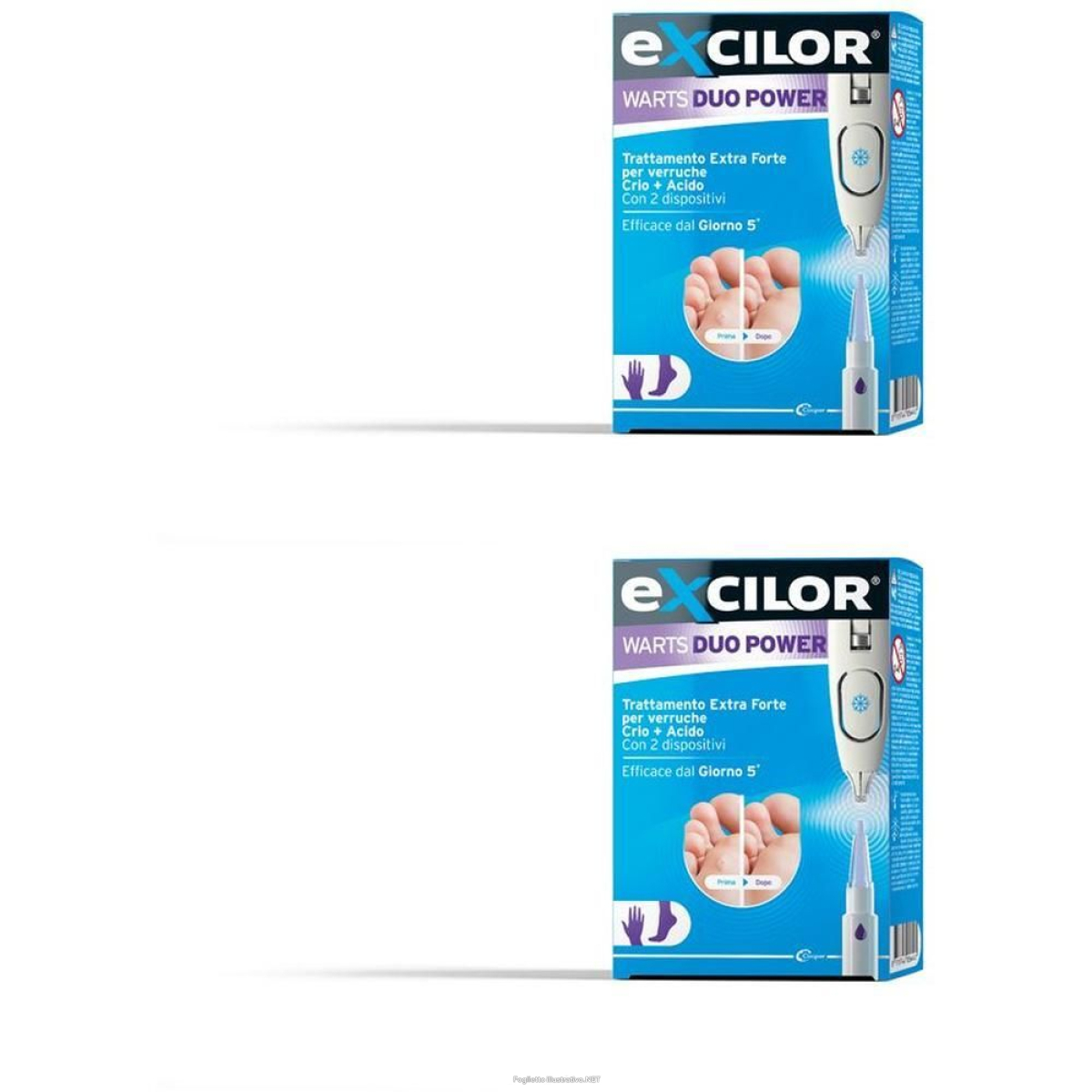 Acquista Online excilor® warts duo power penna cryo + acid 2x1 pz spray e Cerca l'offerta più bassa