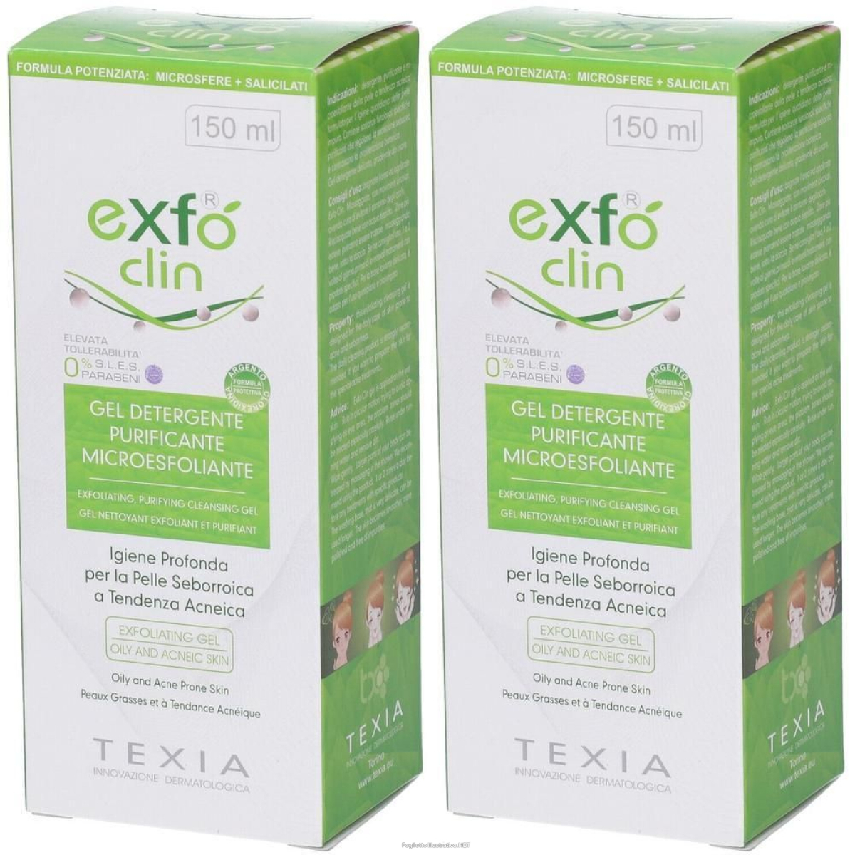 Acquista Online exfo clin gel detergente purificante microesfoliante 150 ml e Cerca l'offerta più bassa