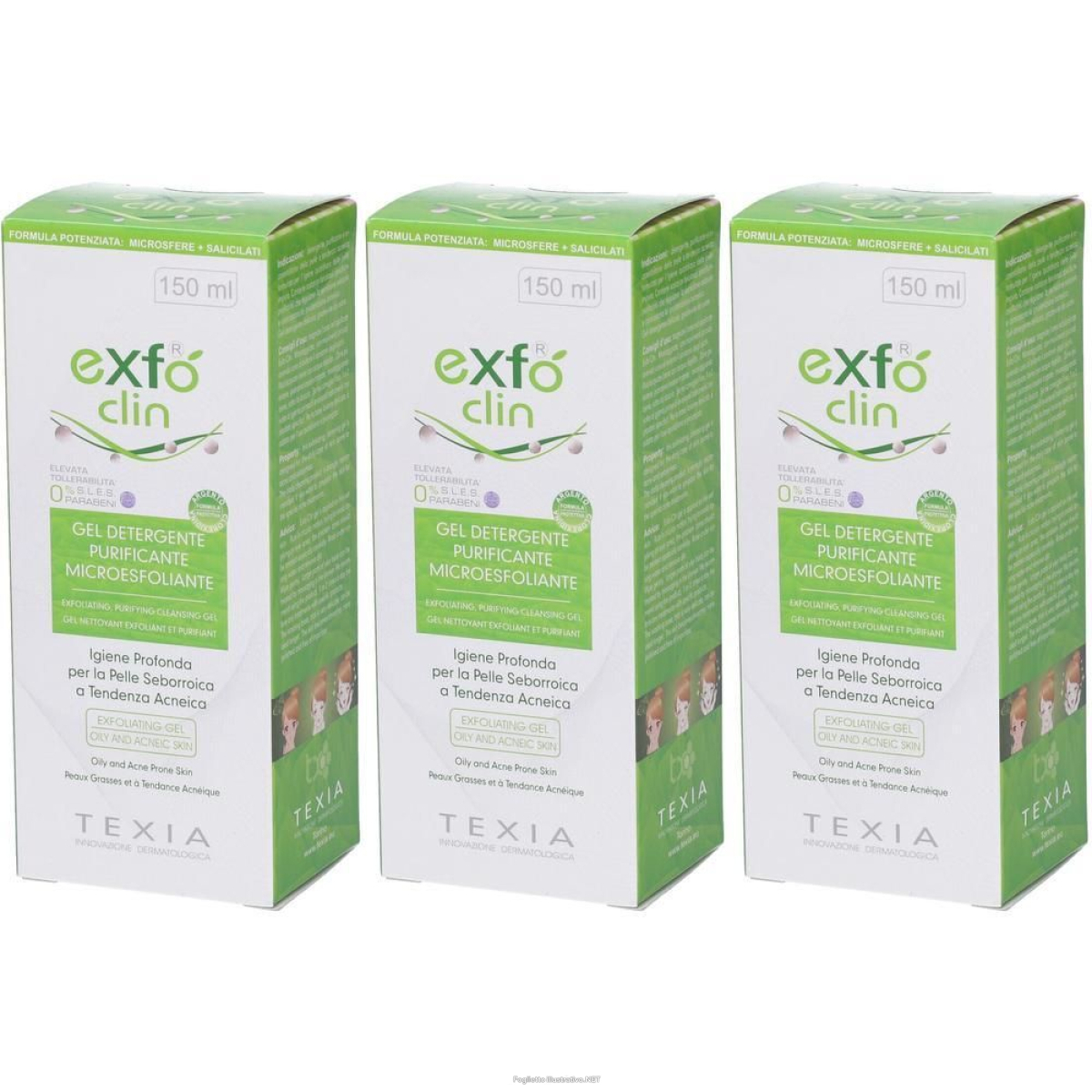Acquista Online exfo clin gel detergente purificante microesfoliante 150 ml e Cerca l'offerta più bassa