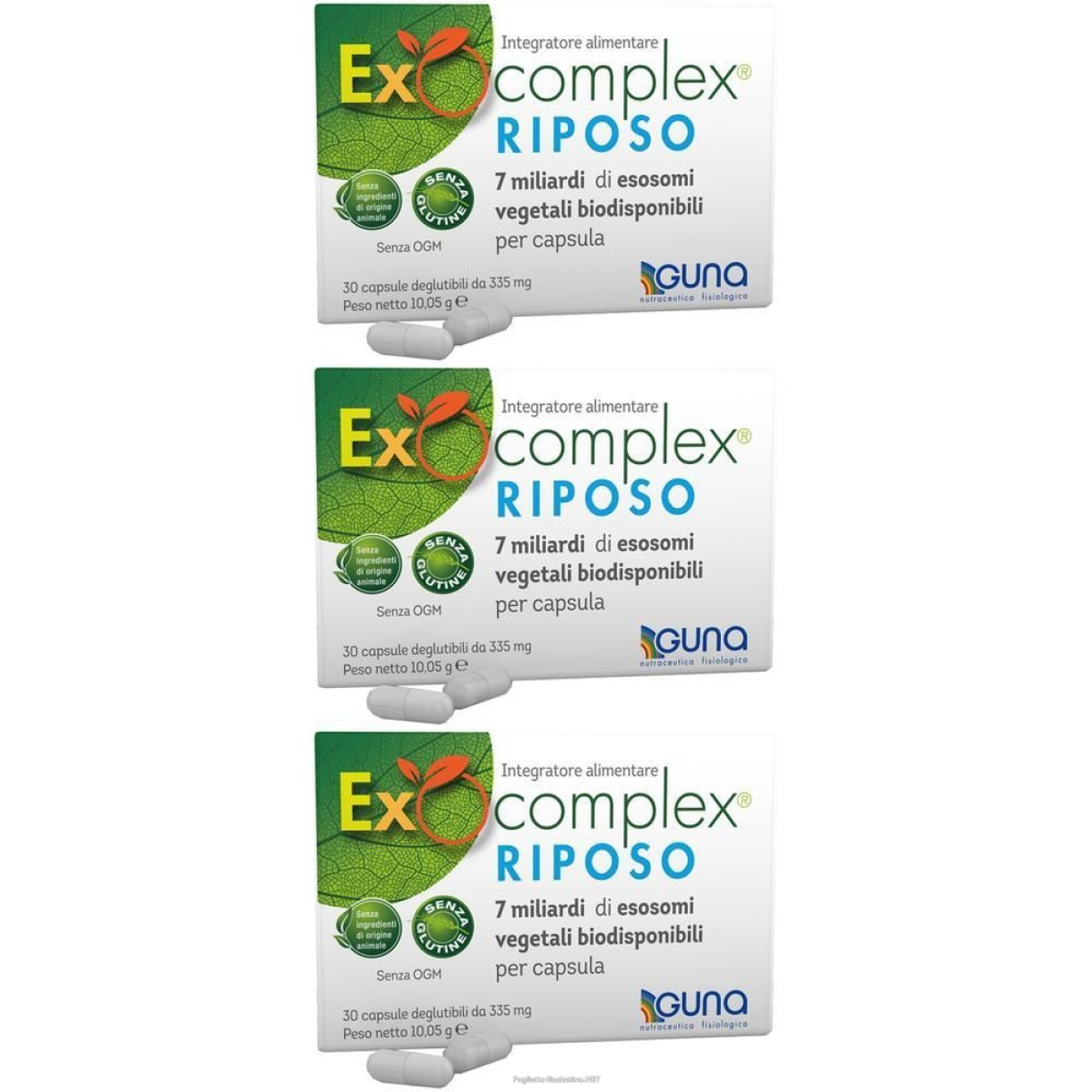 Acquista Online exocomplex riposo 30 capsule 3x10,05 g e Cerca l'offerta più bassa