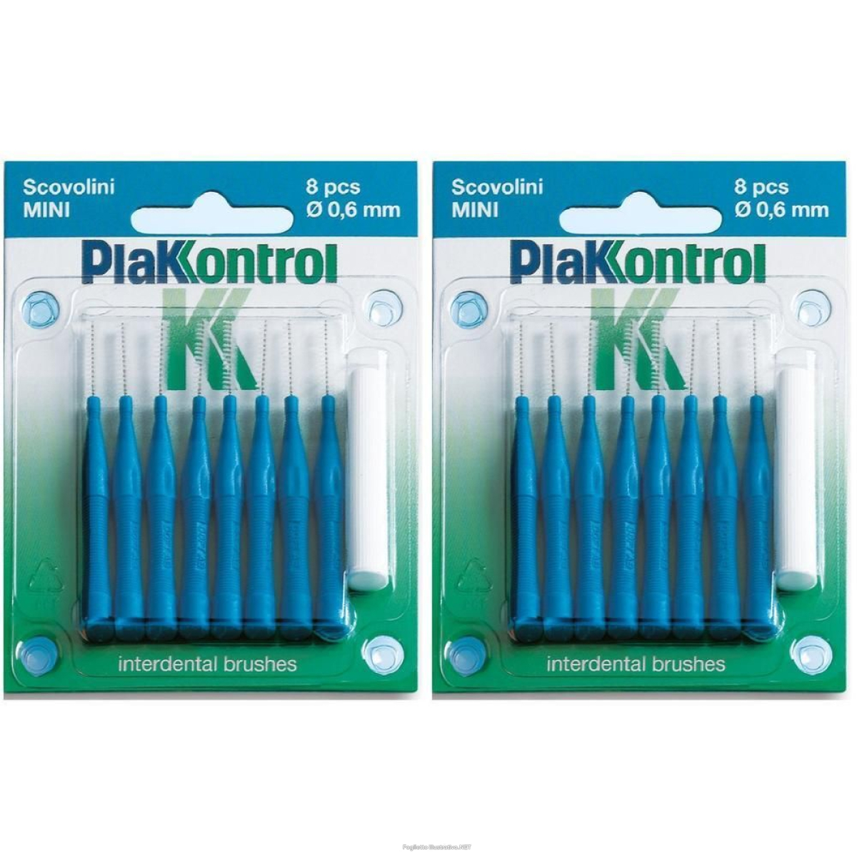 Acquista Online extra large plakkontrol 1,5mm 2x6 pz spazzolino da denti e Cerca l'offerta più bassa