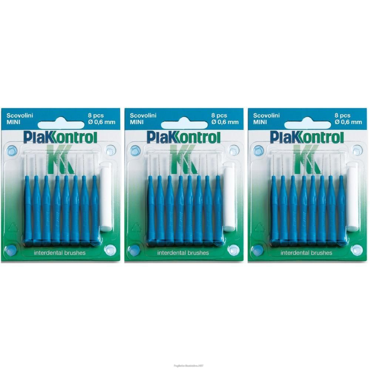 Acquista Online extra large plakkontrol 1,5mm 3x6 pz spazzolino da denti e Cerca l'offerta più bassa