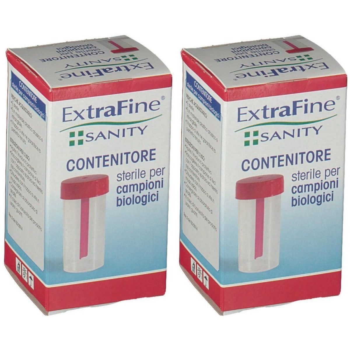 Acquista Online Extrafine® sanity contenitore sterile per campioni biologici 2x1 st e Cerca l'offerta più bassa