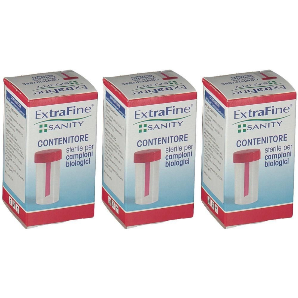 Acquista Online Extrafine® sanity contenitore sterile per campioni biologici 3x1 st e Cerca l'offerta più bassa
